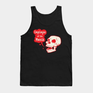 Skull Employee Tank Top